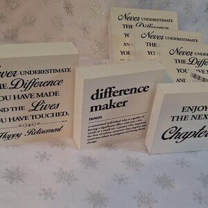 Retirement Gift Sign Inspirational Desk Decor Coworker Gift Teacher Appreciation